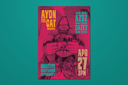 Hand Drawn Gorilla Temple Flyer, a Flyer Template by ashenterprise (Thumbnail 1 of 3)