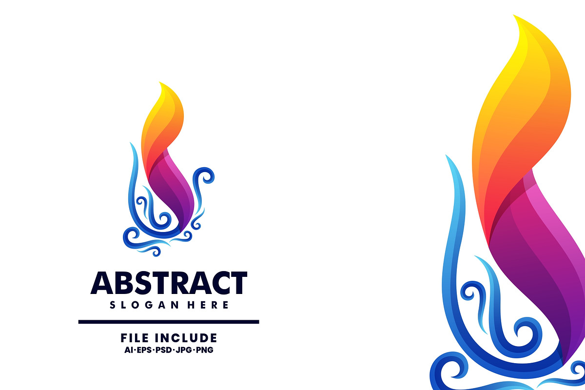 Abstract Colorful Logo, a Branding & Logo Template by Dundutdesain8