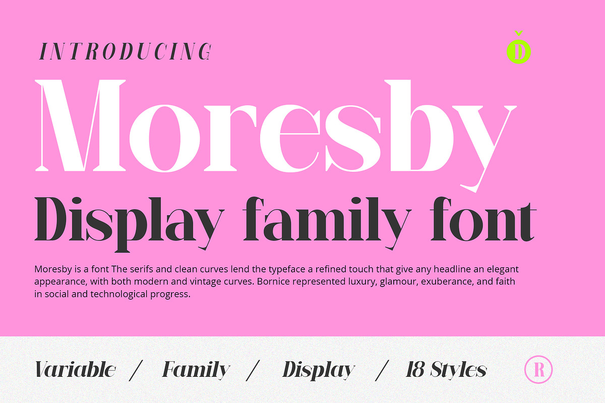 Moresby, a Serif Font by Damelev (Photo 1 of 15)