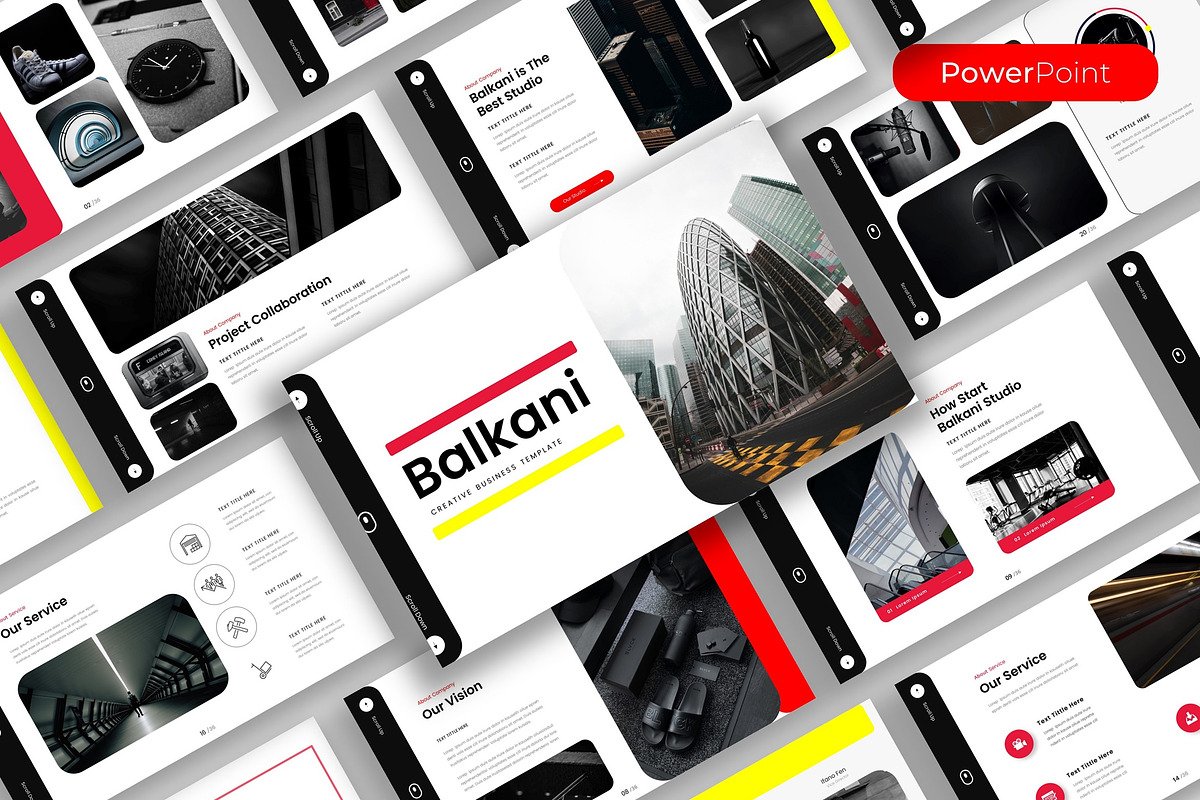 Balkani–Creative Business PowerPoint, a Presentation Template by kreatifreya (Photo 1 of 5)