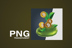 Bitcoin Mining 3d Icons Bundle