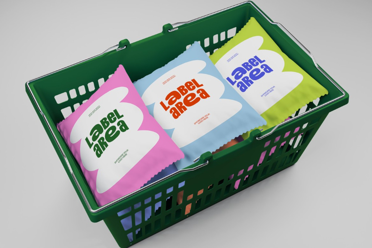 Snack Inside Basket Mockup, a Product Mockup by graphicook (Photo 4 of 4)