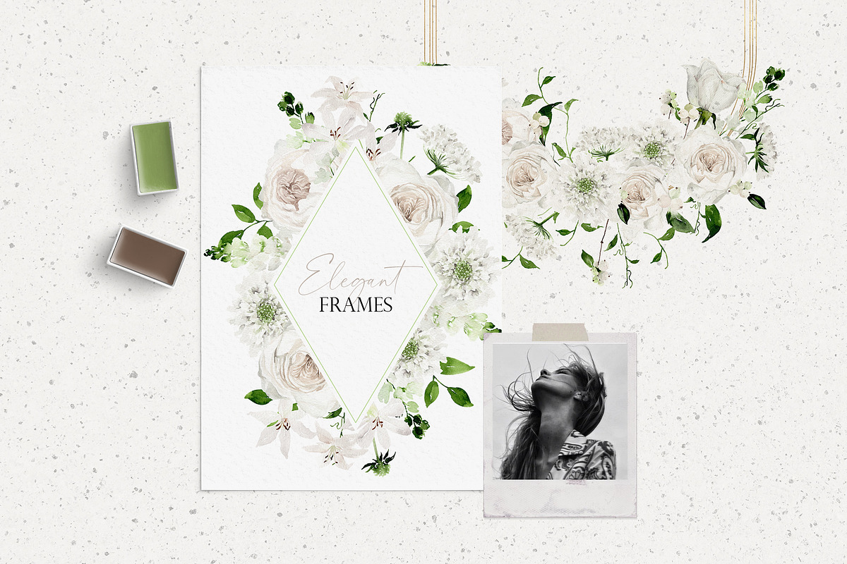 Watercolor flower - Elegant Wedding, an Illustration by Beigetime (Photo 8 of 12)