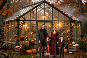 28 Autumn Harvest Digital Backdrops, a Background Graphic by 3Motional (Thumbnail 4 of 18)