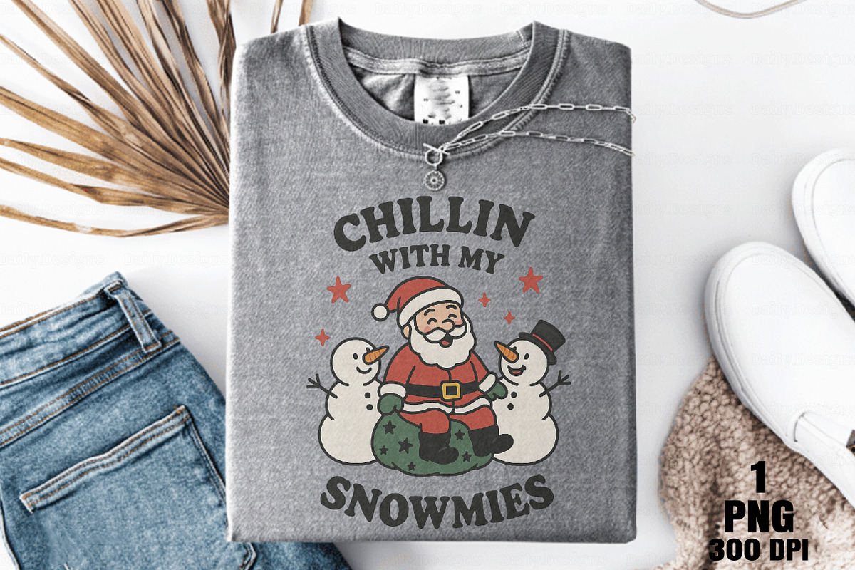 Funny Christmas PNG Cute Santa, an Illustration by Daily.Designs (Photo 9 of 10)