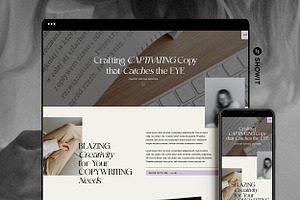 Showit Website Template, a Websites & App Template by Amaré Creative