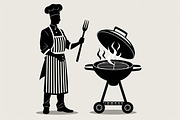 BBQ Grill Master Chef Bundle, an Illustration by Creativeshirt (Thumbnail 2 of 7)