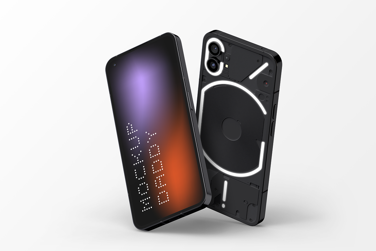 Nothing Phone 1 Mockup, an Android Mockup by Mockupdaddy (Photo 8 of 29)