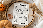 Autumn Pumpkins Invitation Mockup, an Advertising Mockup by TatiMockup (Thumbnail 3 of 4)