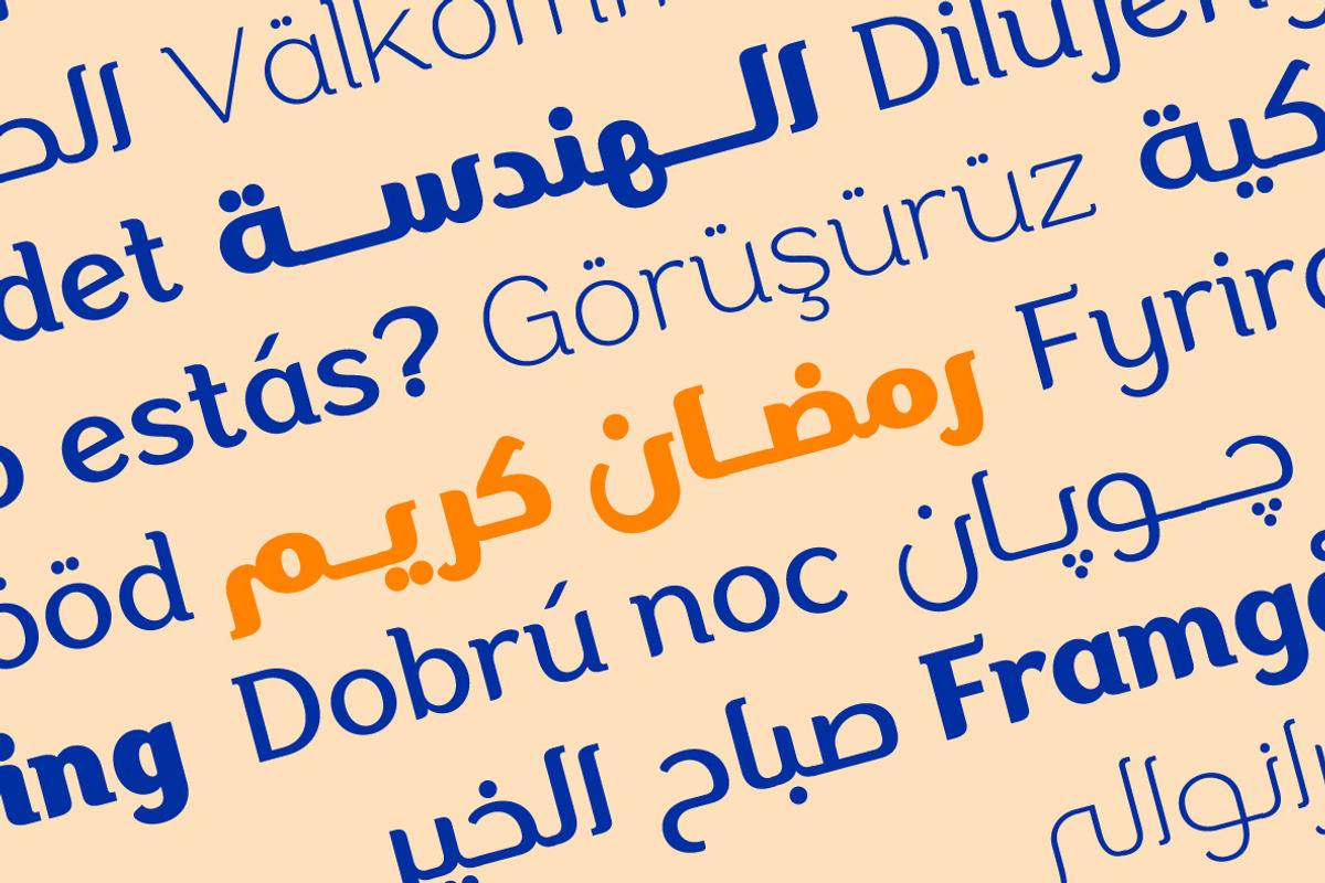Aligarh Arabic - Arabic Font Family, a Slab Serif Font by Namela Studio (Photo 3 of 7)