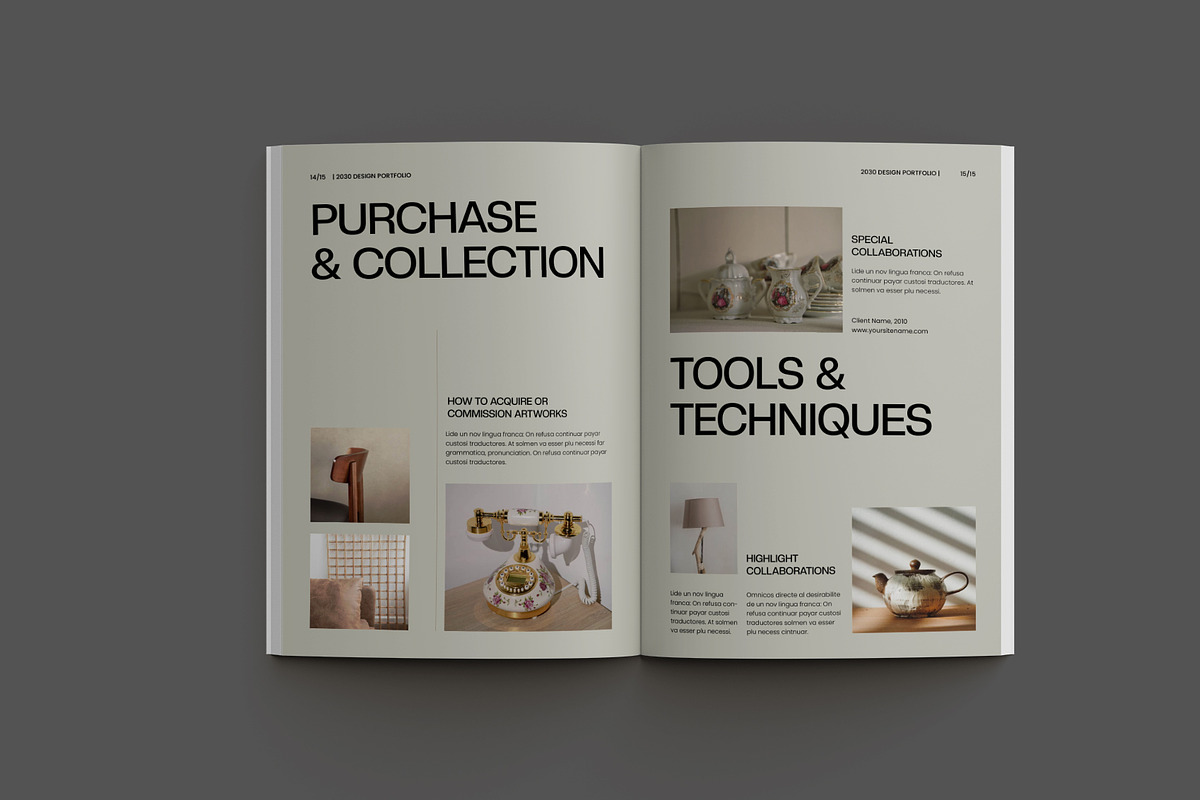 Elegant Art Portfolio, a Brochure Template by Neermana (Photo 9 of 10)