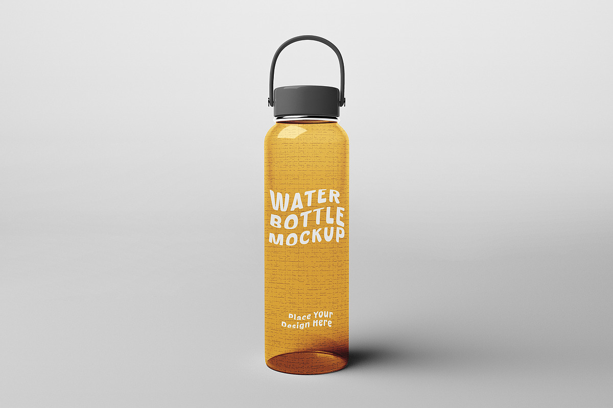 Water Bottle Mockup Set, a Packaging Mockup by Mirachma Project (Photo 10 of 10)