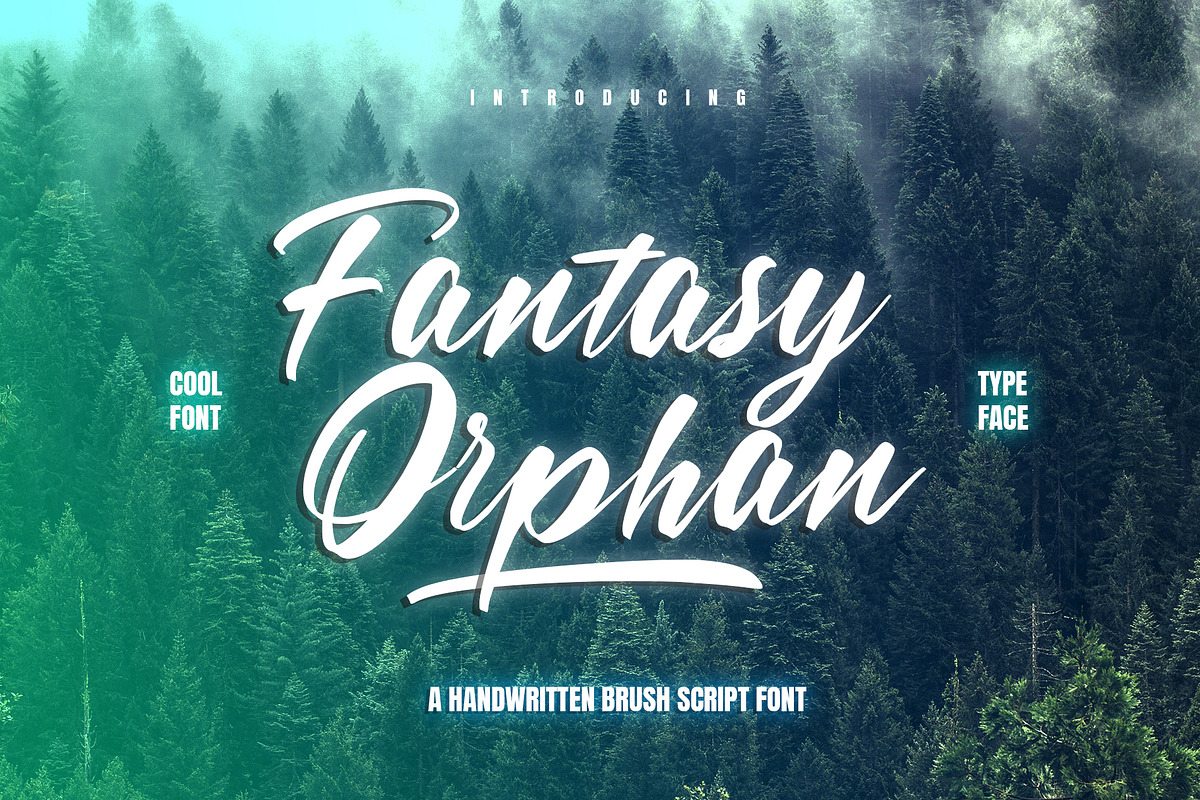 Fantasy Orphan Script, a Script Font by Analogous (Photo 1 of 13)