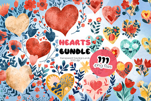 Floral Hearts