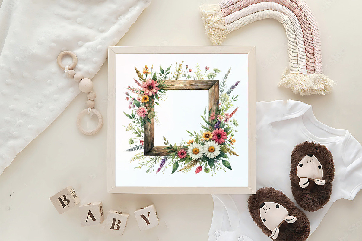 Wedding Photo Frames Clipart, an Illustration by CraftArtStudio (Photo 6 of 6)