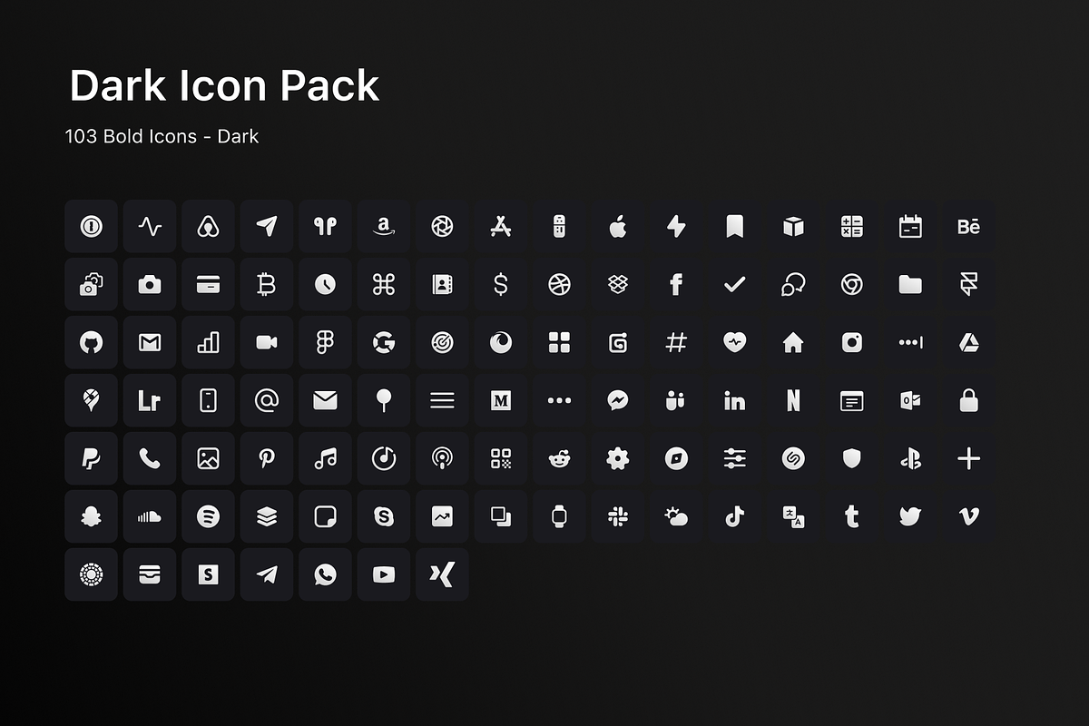 iOS 14 Minimal Icon Set, an Icon by Ghostpixel (Photo 8 of 11)