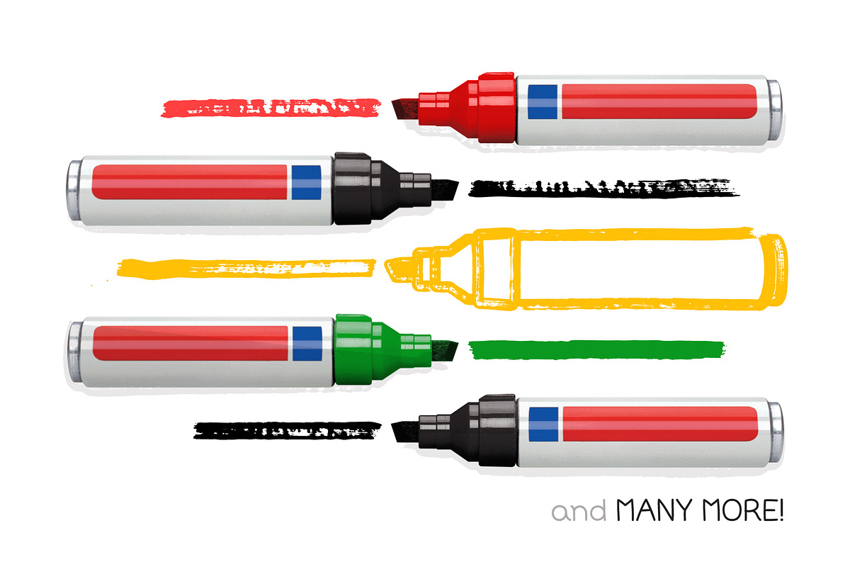 Thick & Dry Marker Brushes, a Brush Add-On by Side Project (Photo 4 of 6)
