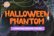 Halloween Phantom - Decorative font, a Handwritten Font by Brown Cupple (Thumbnail 1 of 9)