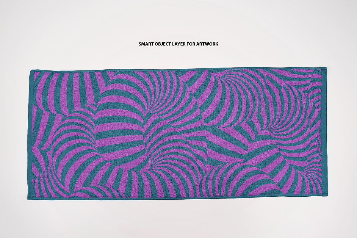 Realistic Towel Mockup, a Merchandise Mockup by Uncentrifuged Pressure (Photo 4 of 15)
