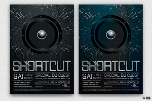 Shortcut Flyer Template, a Flyer Template by ThatsDesignArt