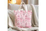 Easter Village Seamless Pattern, a Seasonal Illustration by TitaLivingArt (Thumbnail 8 of 13)