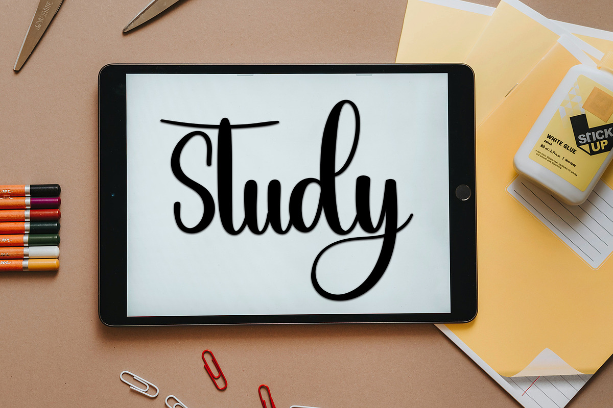 Stick, a Handwritten Font by InermediaSTUDIO (Photo 2 of 7)