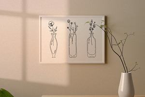 Botanical Line Art Collection