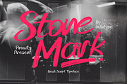 StoneMark - Brush Script, a Handwritten Font by Indotype Foundry (Thumbnail 1 of 10)