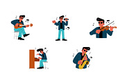 Character Musician Vol 1, a Person Illustration by SLAB! Design (Thumbnail 2 of 3)