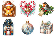 Christmas Gift Labels Sublimation, an Illustration by DreamArtGraphic (Thumbnail 3 of 5)