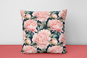 Peony Flowers Seamless Patterns, a Pattern Graphic by ArtIrisArt (Thumbnail 4 of 12)
