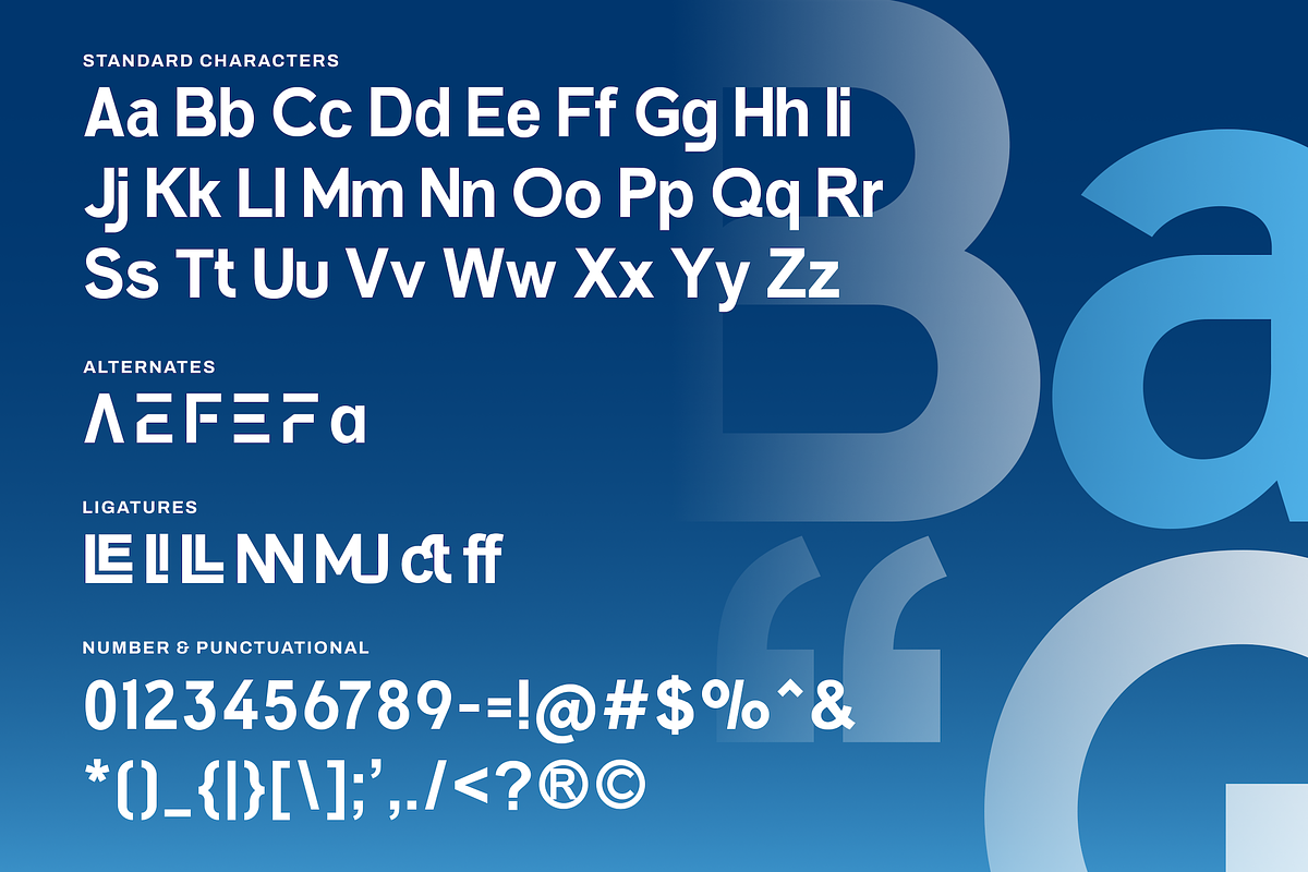 Guffber - Modern Bold Sans Font, a Sans Serif Font by PuriCreative (Photo 4 of 10)
