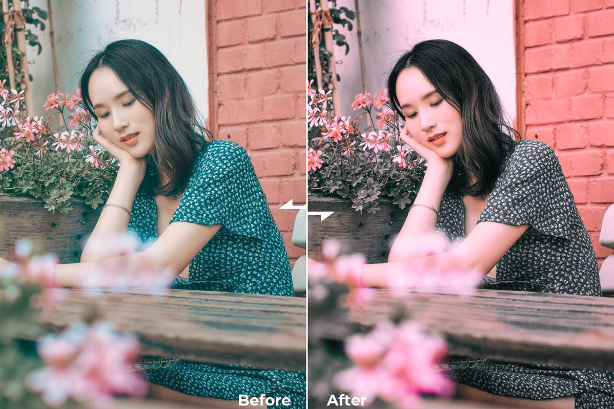 Lr Presets & Ps Actions -Peach Pinky, an Action Add-On by Modaldesain (Photo 3 of 4)