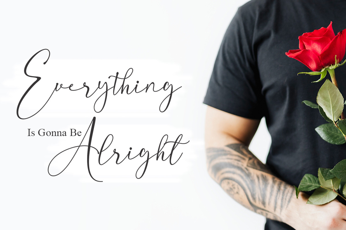 Rich Chinese, a Script Font by Struggle Studio (Photo 2 of 5)