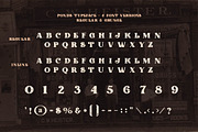 Ponds Typeface, a Serif Font by Cruzine (Thumbnail 4 of 7)