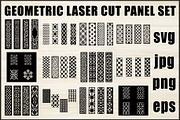 Black Geometric Pattern Panel Set, an Object Graphic by Designer_Momina (Thumbnail 1 of 13)