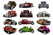 Hotrod Vector cars, an Illustration by The BolzStudio (Thumbnail 5 of 6)