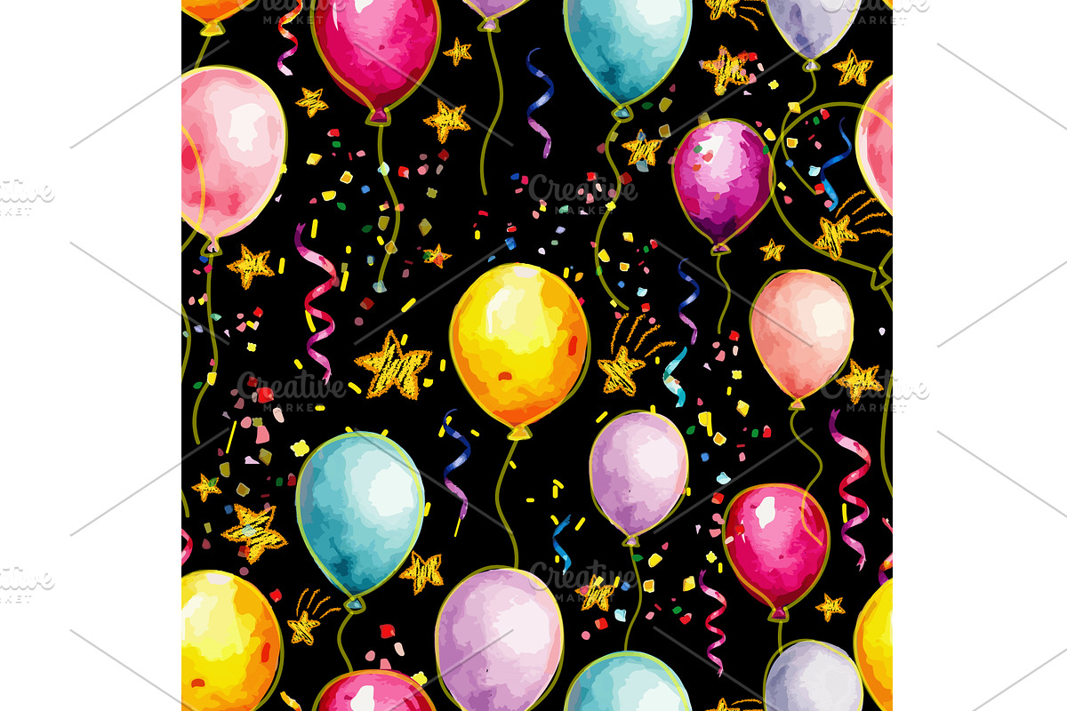 Seamless pattern with colorful, a Texture Illustration by Nenahliadava Design