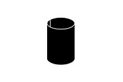 Black Cylinder 3D Geometric Shape, a Graphic by Designer_Momina (Thumbnail 10 of 10)