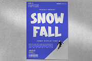 Snow Fall - Christmas Display Font, a Sans Serif Font by Arendxstudio (Thumbnail 2 of 9)