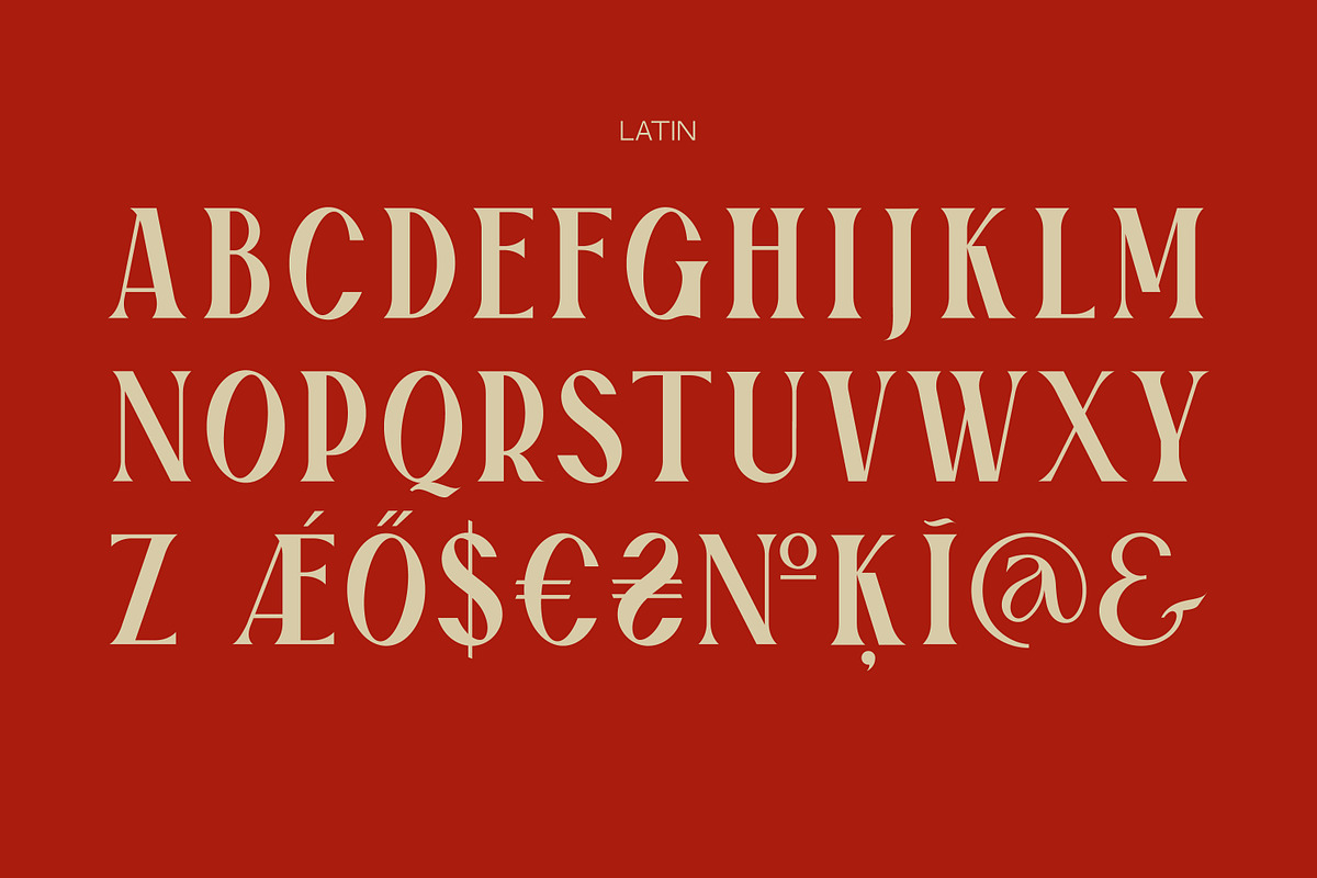 Boldness font / display serif font, a Serif Font by LETTER V studio (Photo 3 of 8)