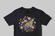 Watercolor meadow herbs&flowers, an Illustration by Depiano (Thumbnail 12 of 19)