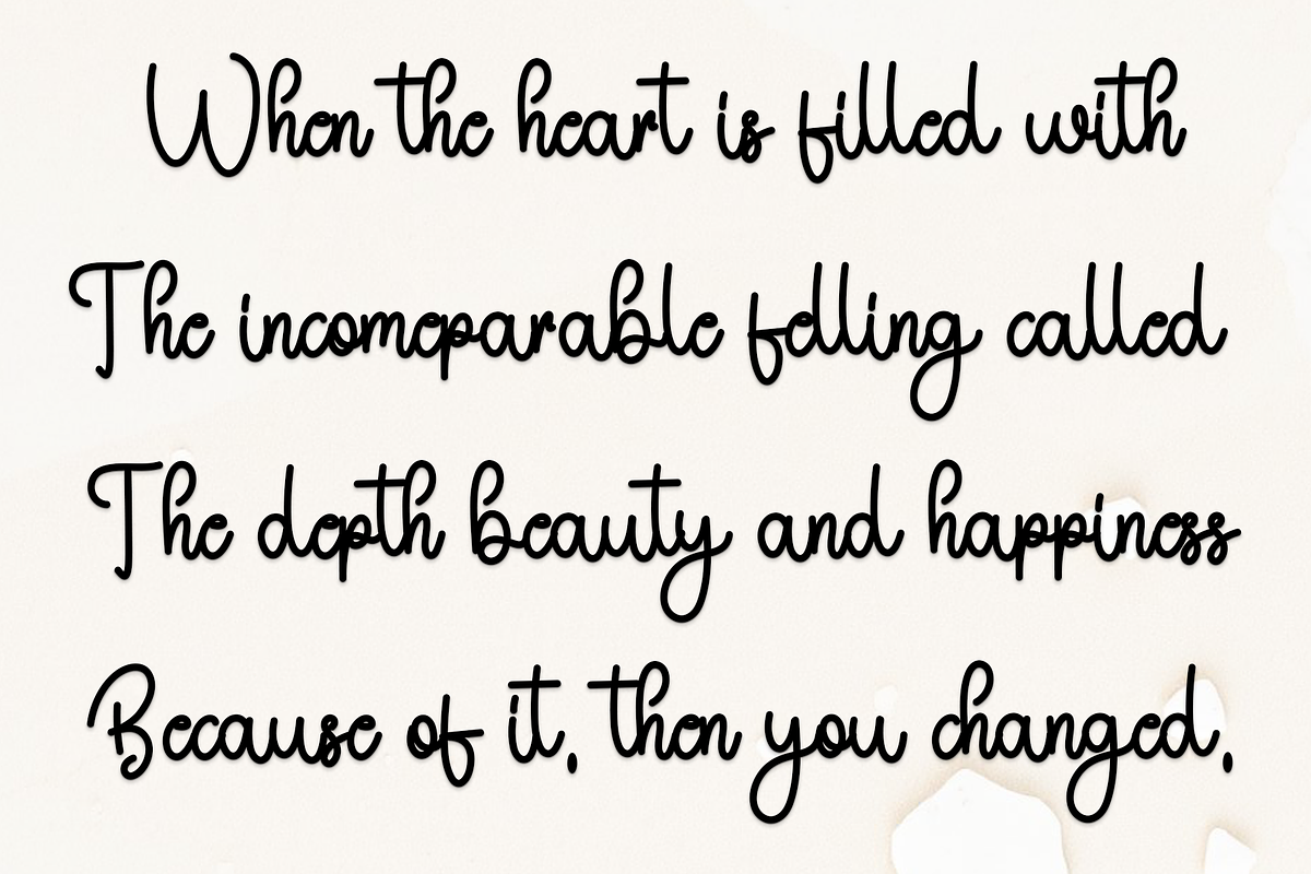 MyHome, a Handwritten Font by InermediaSTUDIO (Photo 7 of 8)