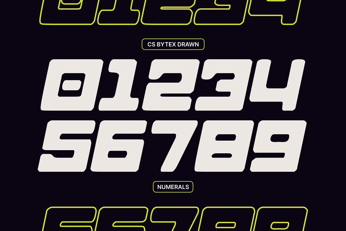 CS Bytex Drawn, a Sans Serif Font by Craft Supply Co. (Photo 6 of 8)
