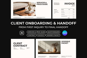 Client Onboarding + Handoff Toolkit, a Branding & Logo Template by Naveera Aftab