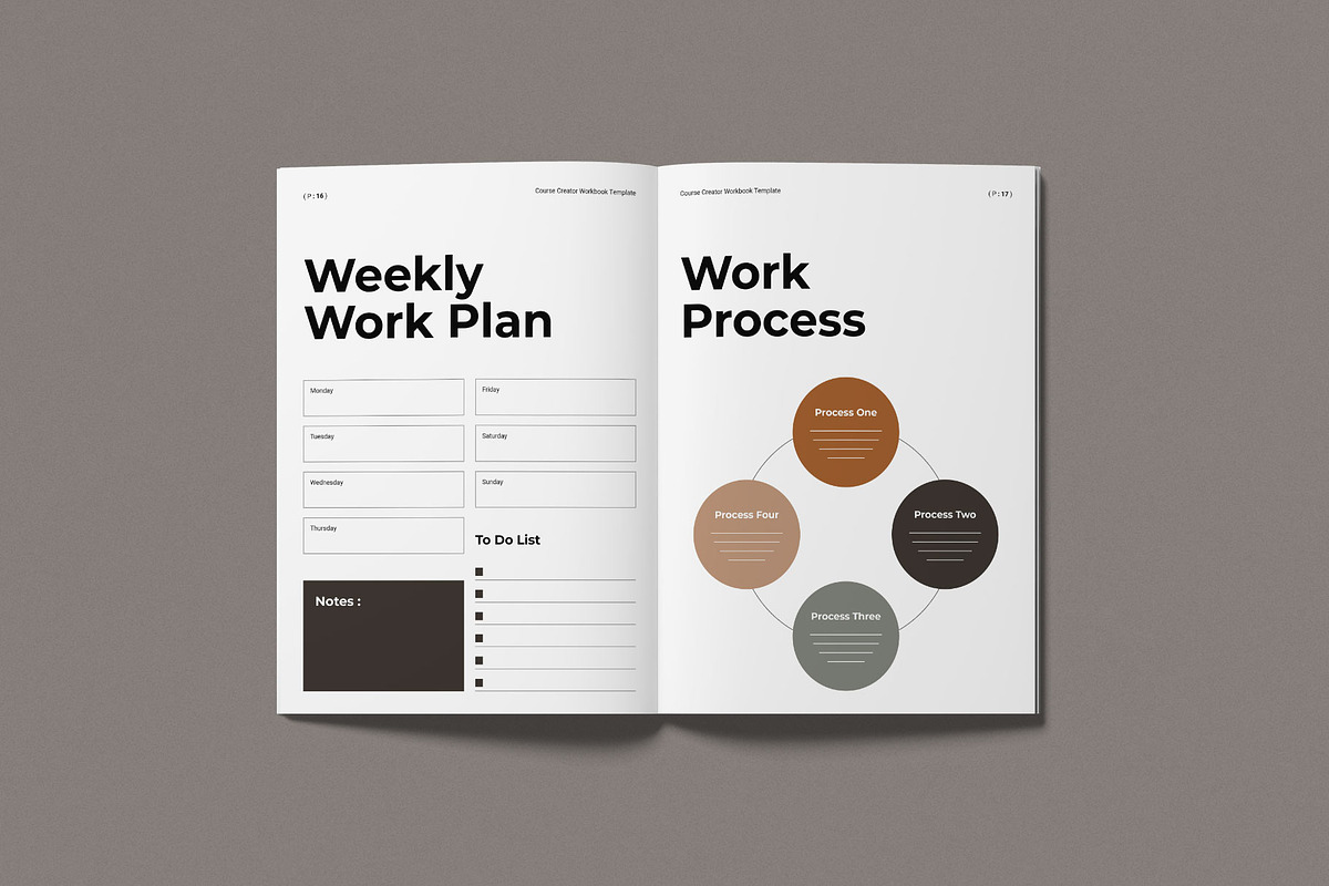 Course Creator Workbook Template, a Magazine Template by Work-Envance (Photo 7 of 12)