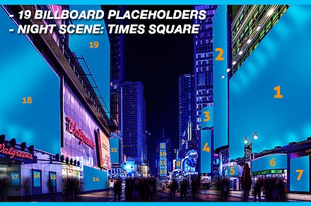 Mock-Ups: New York Times Square