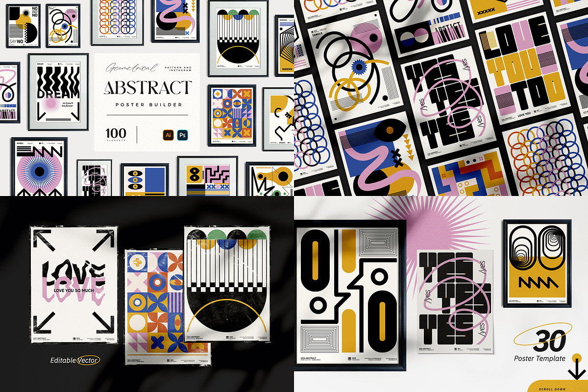 Mega Poster Bundle | 52 in 1, an Object Graphic by KetteCreate (Photo 45 of 53)