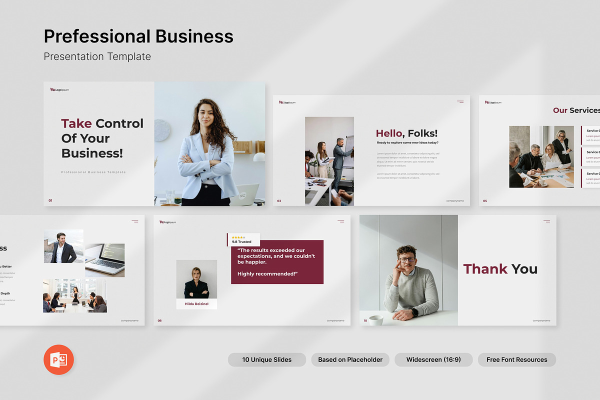 Professional Business PPT, a Presentation Template by Antstheme (Photo 1 of 2)