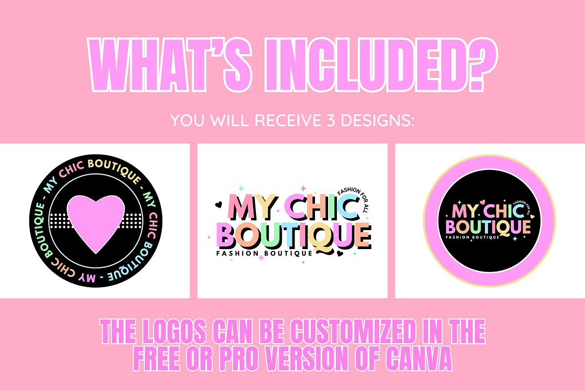 Pastel Neon Logo Templates, a Branding & Logo Template by SunshineStudioBoutique (Photo 2 of 9)